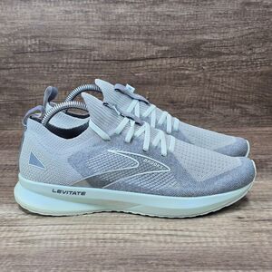 Brooks Levitate Stealthfit 5 Women's 10 B Gray Mint Running Shoes (1203591B014)